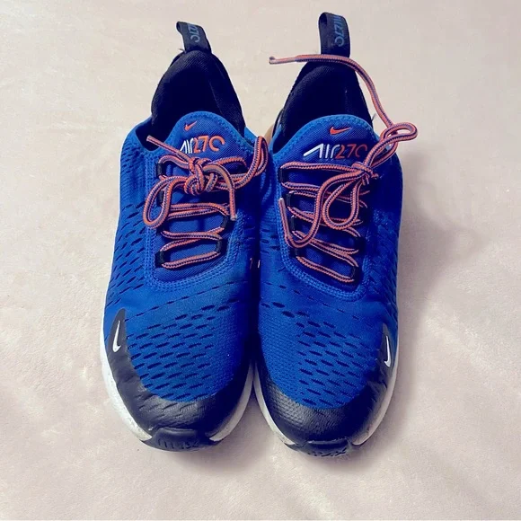 Nike Air Max 270 Racer Blue hyper Crimson Athletic Shoes - Picture 2 of 6